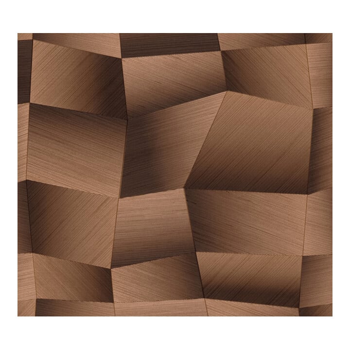 A.S. Création Vliestapete Vibes & Styles 10,05 x 0,53 m 3D Braun Metallic strukturiert