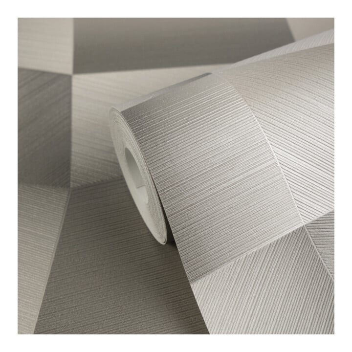 A.S. Création Vliestapete Vibes & Styles 10,05 x 0,53 m 3D Grau Metallic strukturiert