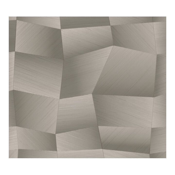 A.S. Création Vliestapete Vibes & Styles 10,05 x 0,53 m 3D Grau Metallic strukturiert