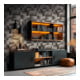A.S. Création Vliestapete Vibes & Styles 10,05 x 0,53 m 3D Schwarz Metallic strukturiert
