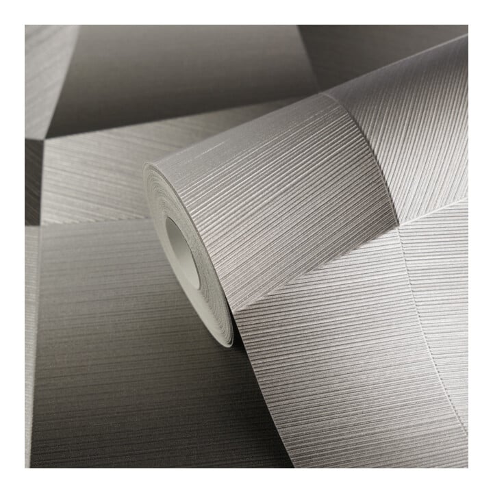 A.S. Création Vliestapete Vibes & Styles 10,05 x 0,53 m 3D Schwarz Metallic strukturiert
