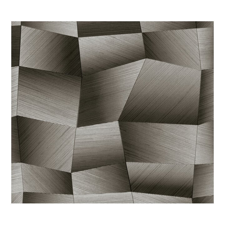 A.S. Création Vliestapete Vibes & Styles 10,05 x 0,53 m 3D Schwarz Metallic strukturiert