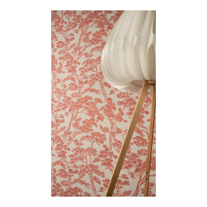 A.S. Création Vliestapete Vibes & Styles 10,05 x 0,53 m Asia Beige Rot leicht strukturiert