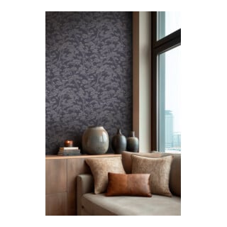 A.S. Création Vliestapete Vibes & Styles 10,05 x 0,53 m Asia Blau Grau leicht strukturiert
