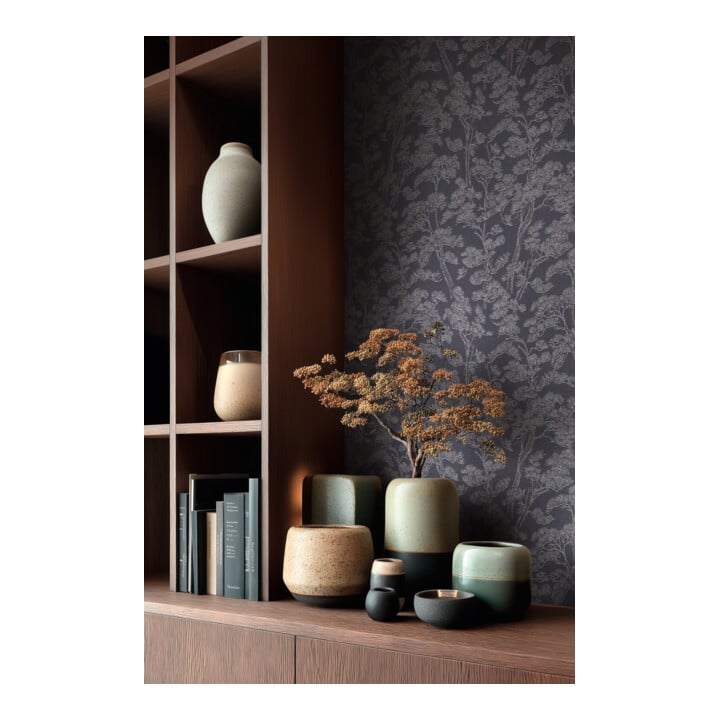 A.S. Création Vliestapete Vibes & Styles 10,05 x 0,53 m Asia Blau Grau leicht strukturiert