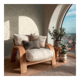 A.S. Création Vliestapete Vibes & Styles 10,05 x 0,53 m Beige Metallic mit Struktur