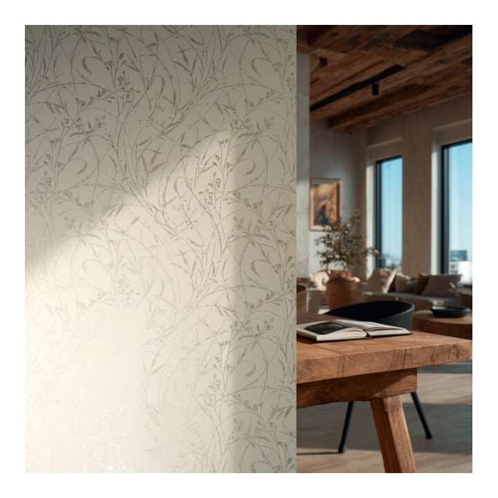 A.S. Création Vliestapete Vibes & Styles 10,05 x 0,53 m Beige Metallic mit Struktur