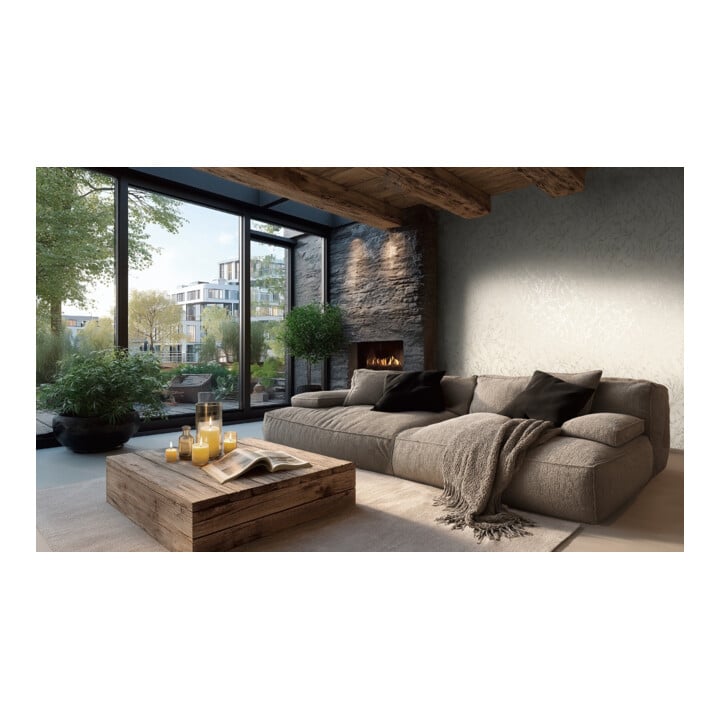 A.S. Création Vliestapete Vibes & Styles 10,05 x 0,53 m Beige Metallic mit Struktur
