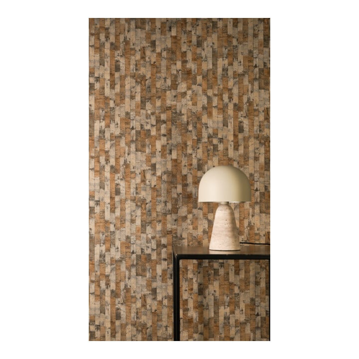 A.S. Création Vliestapete Vibes & Styles 10,05 x 0,53 m Braun Metallic strukturiert