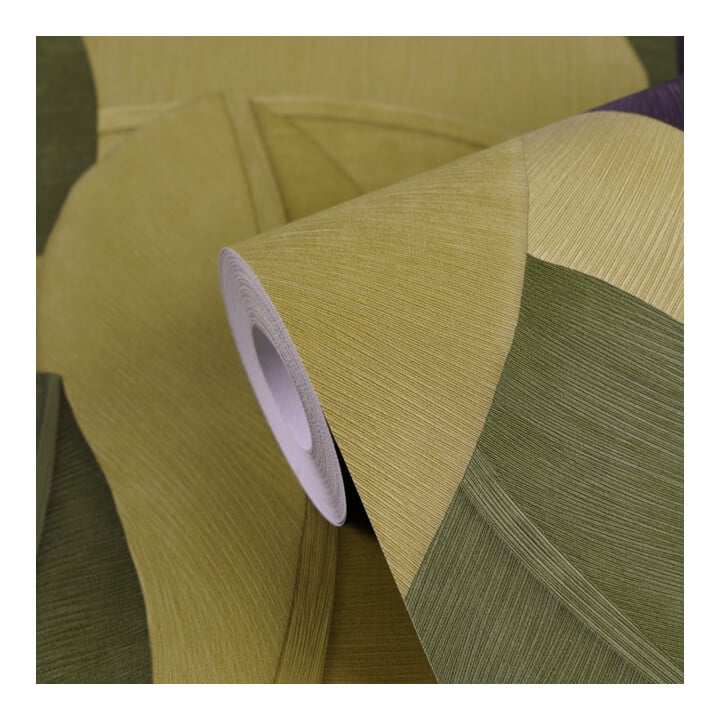 A.S. Création Vliestapete Vibes & Styles 10,05 x 0,53 m Dschungel Gelb Metallic strukturiert