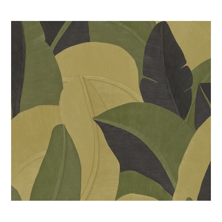 A.S. Création Vliestapete Vibes & Styles 10,05 x 0,53 m Dschungel Gelb Metallic strukturiert
