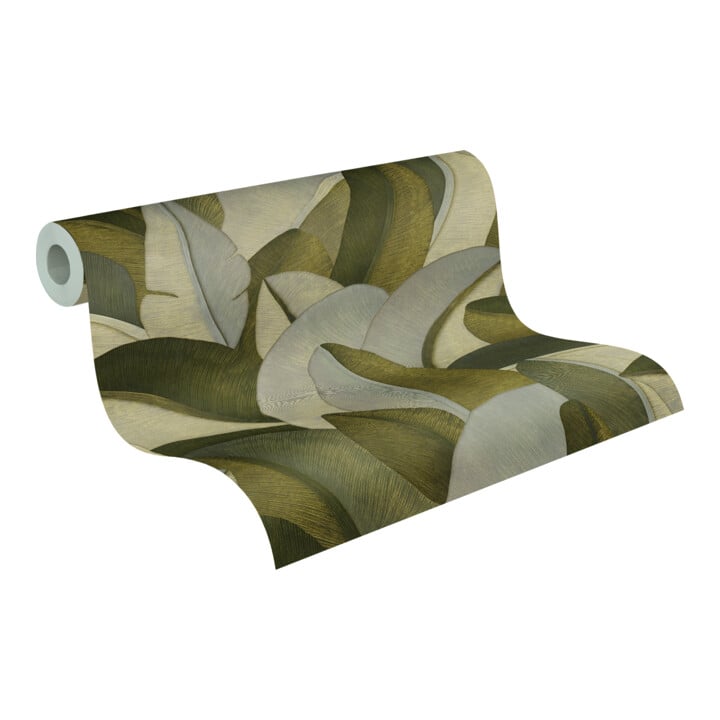A.S. Création Vliestapete Vibes & Styles 10,05 x 0,53 m Dschungel Gold Metallic strukturiert