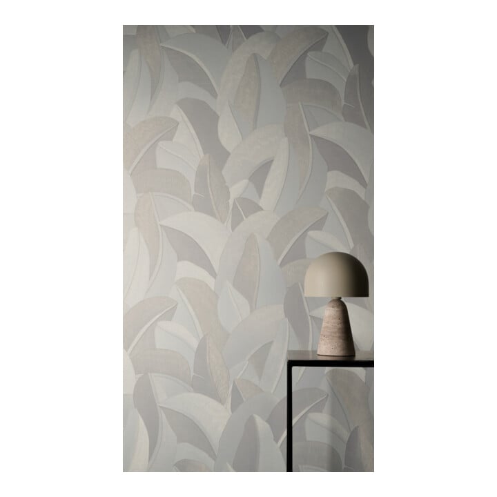 A.S. Création Vliestapete Vibes & Styles 10,05 x 0,53 m Dschungel Grau Metallic strukturiert