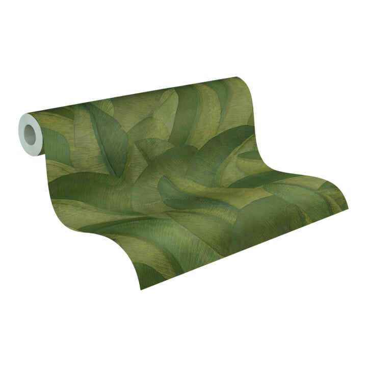 A.S. Création Vliestapete Vibes & Styles 10,05 x 0,53 m Dschungel Grün Metallic strukturiert