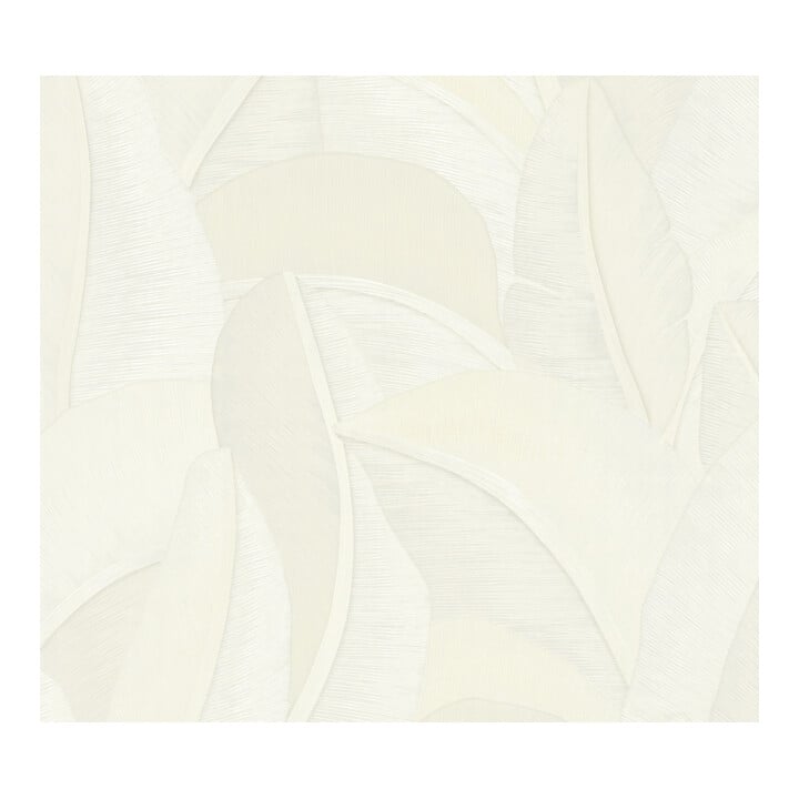 A.S. Création Vliestapete Vibes & Styles 10,05 x 0,53 m Dschungel Weiß Metallic strukturiert