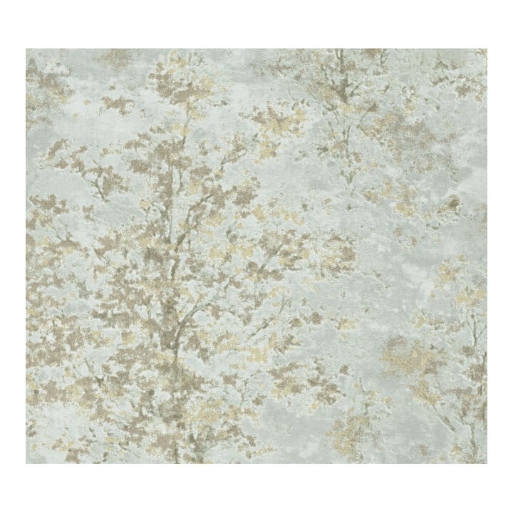 A.S. Création Vliestapete Vibes & Styles 10,05 x 0,53 m Floral Blau Glitzernd strukturiert