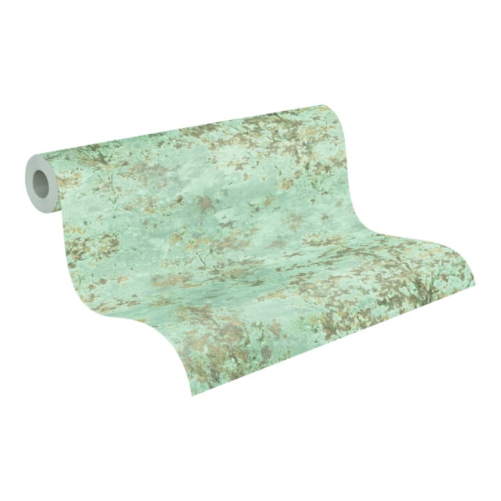 A.S. Création Vliestapete Vibes & Styles 10,05 x 0,53 m Floral Blau Glitzernd strukturiert