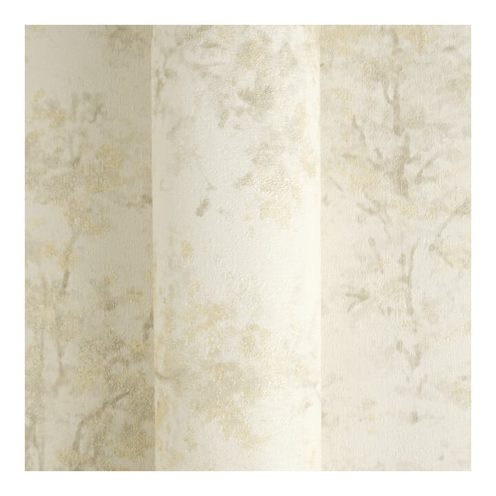 A.S. Création Vliestapete Vibes & Styles 10,05 x 0,53 m Floral Gelb Glitzernd strukturiert
