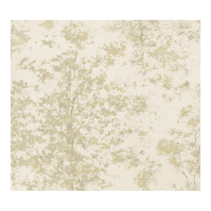 A.S. Création Vliestapete Vibes & Styles 10,05 x 0,53 m Floral Gelb Glitzernd strukturiert