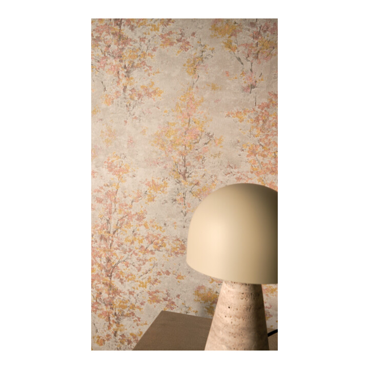 A.S. Création Vliestapete Vibes & Styles 10,05 x 0,53 m Floral Grau Glitzernd strukturiert