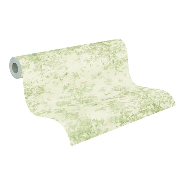 A.S. Création Vliestapete Vibes & Styles 10,05 x 0,53 m Floral Grün Glitzernd strukturiert