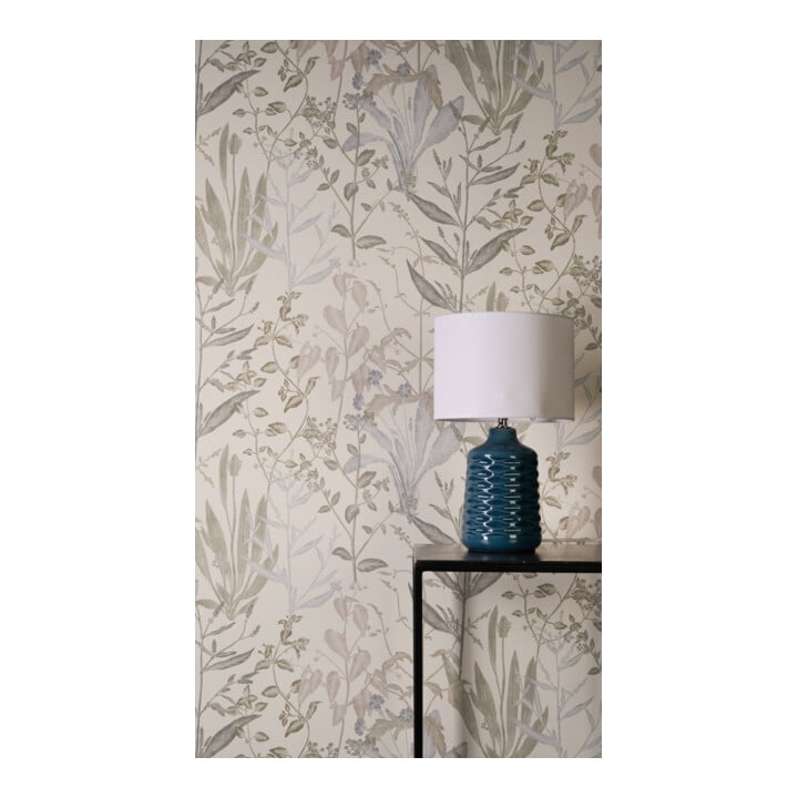 A.S. Création Vliestapete Vibes & Styles 10,05 x 0,53 m Gräser Creme Pastell strukturiert