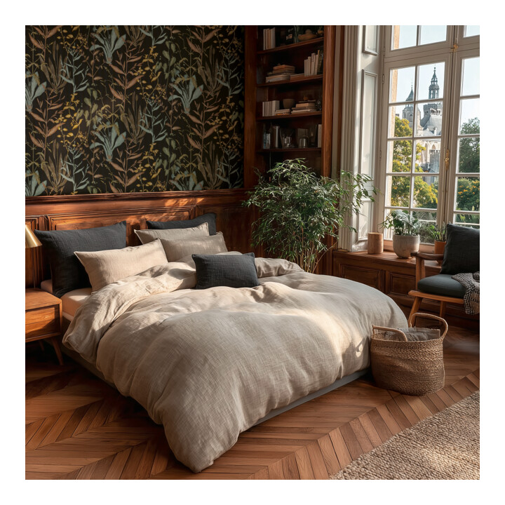A.S. Création Vliestapete Vibes & Styles 10,05 x 0,53 m Gräser Schwarz Braun strukturiert