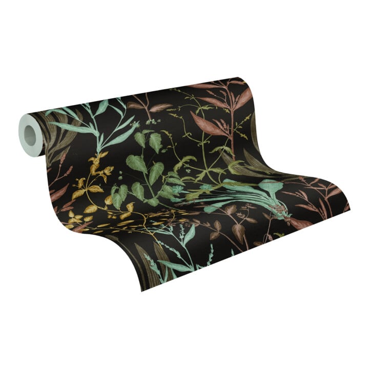 A.S. Création Vliestapete Vibes & Styles 10,05 x 0,53 m Gräser Schwarz Braun strukturiert