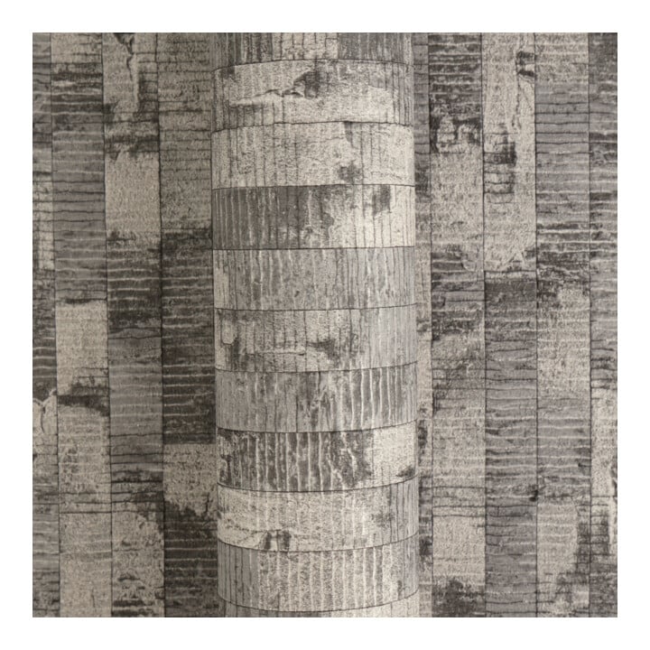 A.S. Création Vliestapete Vibes & Styles 10,05 x 0,53 m Grafik Anthrazit Metallic strukturiert