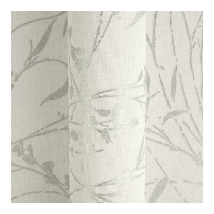 A.S. Création Vliestapete Vibes & Styles 10,05 x 0,53 m Grau Metallic mit Struktur Wildblumen
