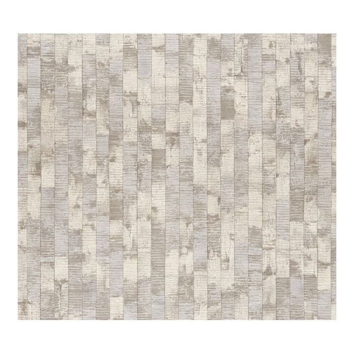 A.S. Création Vliestapete Vibes & Styles 10,05 x 0,53 m Grau Metallic strukturiert