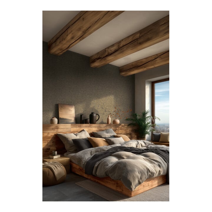 A.S. Création Vliestapete Vibes & Styles 10,05 x 0,53 m Rattan Braun Metallic strukturiert