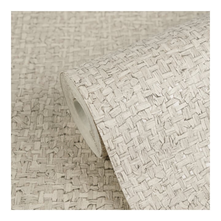 A.S. Création Vliestapete Vibes & Styles 10,05 x 0,53 m Rattan Creme Metallic strukturiert