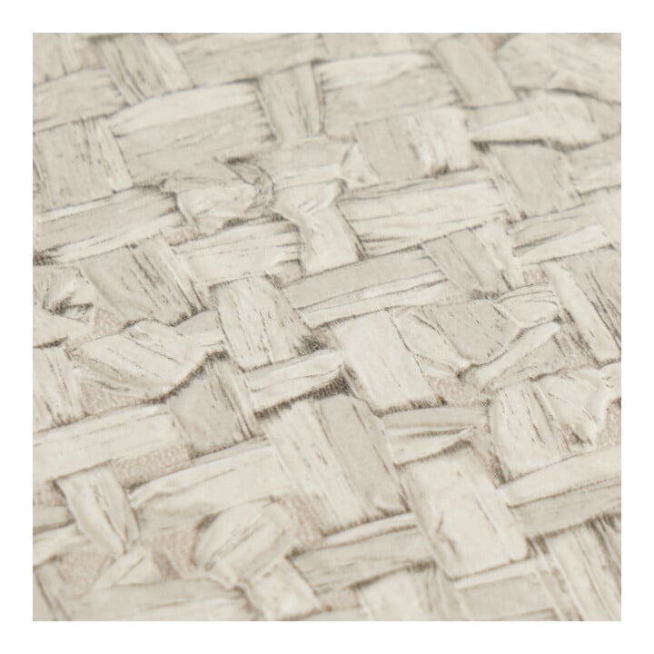A.S. Création Vliestapete Vibes & Styles 10,05 x 0,53 m Rattan Creme Metallic strukturiert