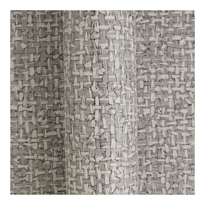 A.S. Création Vliestapete Vibes & Styles 10,05 x 0,53 m Rattan Grau Metallic strukturiert