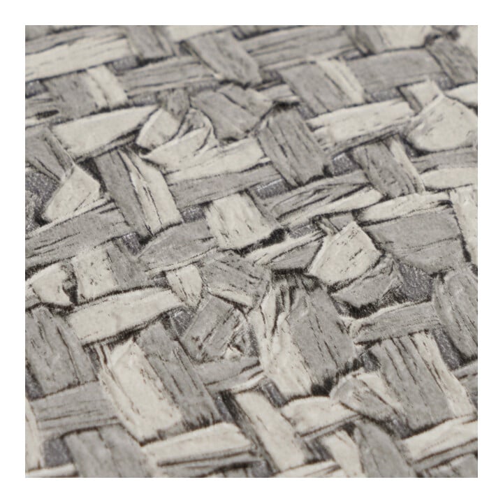 A.S. Création Vliestapete Vibes & Styles 10,05 x 0,53 m Rattan Grau Metallic strukturiert