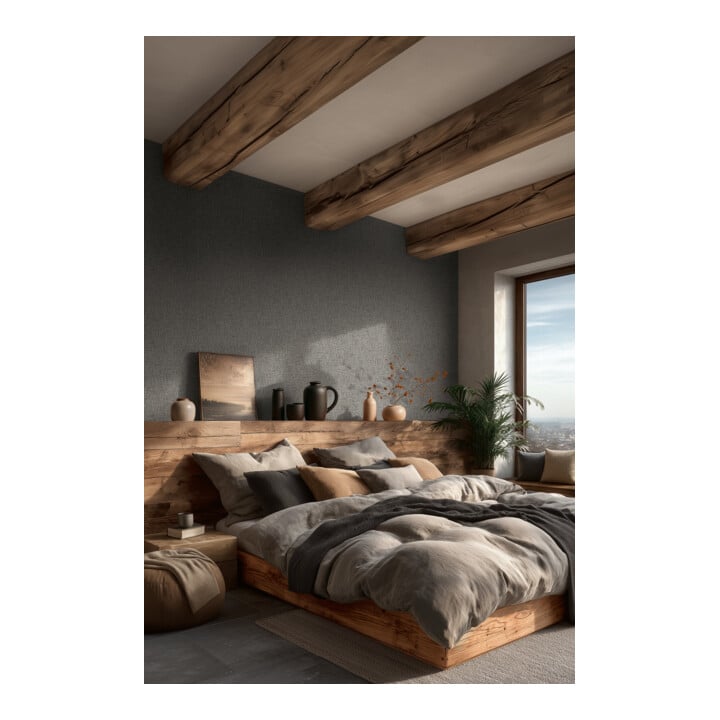 A.S. Création Vliestapete Vibes & Styles 10,05 x 0,53 m Rattan Grau Metallic strukturiert