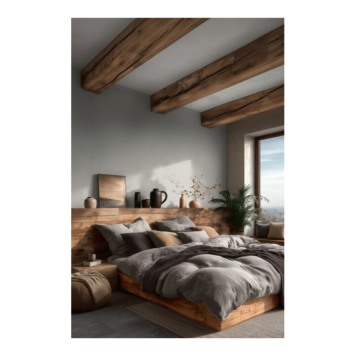 A.S. Création Vliestapete Vibes & Styles 10,05 x 0,53 m Rattan Hellgrau Metallic strukturiert