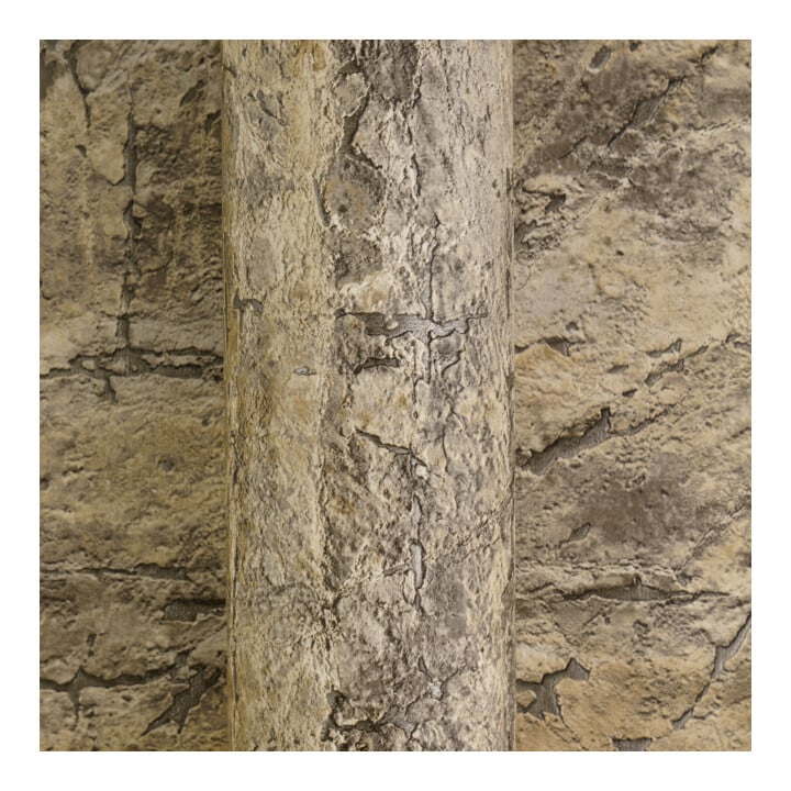 A.S. Création Vliestapete Vibes & Styles 10,05 x 0,53 m Stein Braun Metallic strukturiert