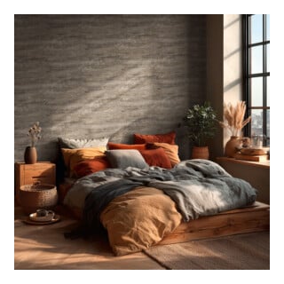 A.S. Création Vliestapete Vibes & Styles 10,05 x 0,53 m Stein Grau Metallic strukturiert