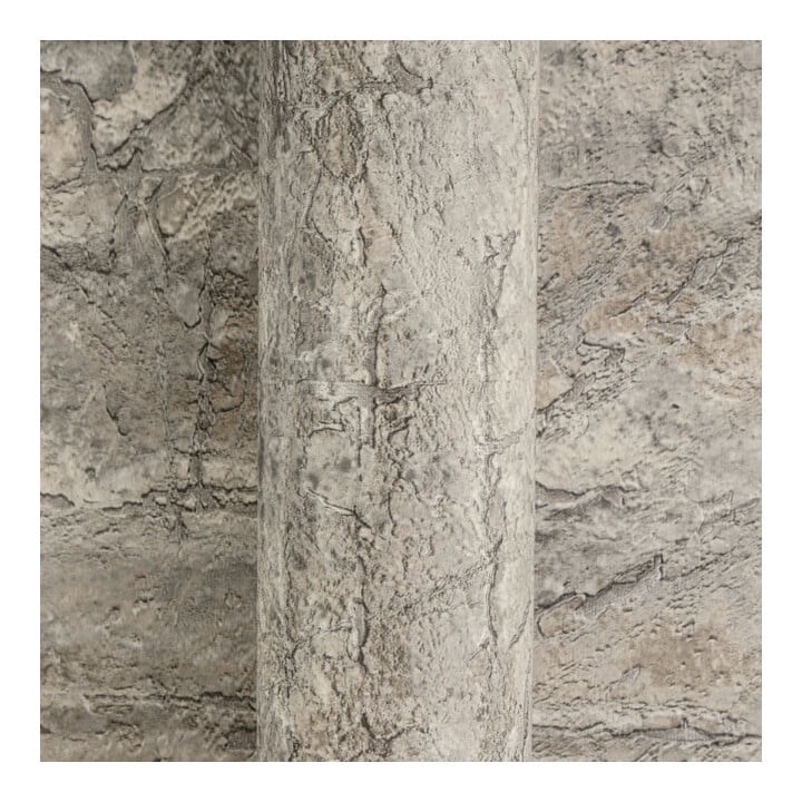 A.S. Création Vliestapete Vibes & Styles 10,05 x 0,53 m Stein Grau Metallic strukturiert