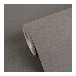 A.S. Création Vliestapete Vibes & Styles 10,05 x 0,53 m Uni Anthrazit leicht strukturiert