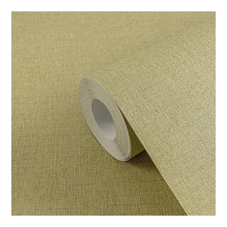 A.S. Création Vliestapete Vibes & Styles 10,05 x 0,53 m Uni Beige Gold leicht strukturiert