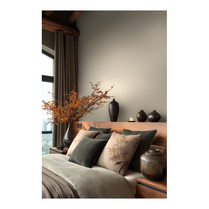 A.S. Création Vliestapete Vibes & Styles 10,05 x 0,53 m Uni Beige leicht strukturiert
