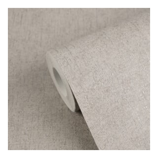 A.S. Création Vliestapete Vibes & Styles 10,05 x 0,53 m Uni Braun Metallic strukturiert