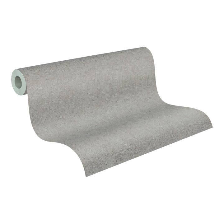 A.S. Création Vliestapete Vibes & Styles 10,05 x 0,53 m Uni Braun Metallic strukturiert