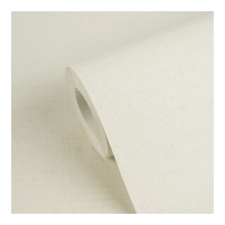 A.S. Création Vliestapete Vibes & Styles 10,05 x 0,53 m Uni Creme leicht strukturiert