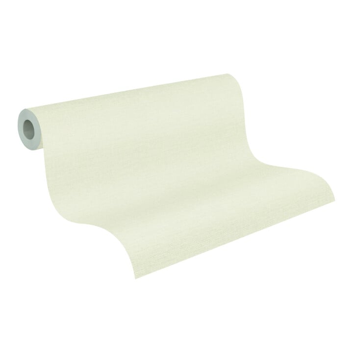A.S. Création Vliestapete Vibes & Styles 10,05 x 0,53 m Uni Creme leicht strukturiert