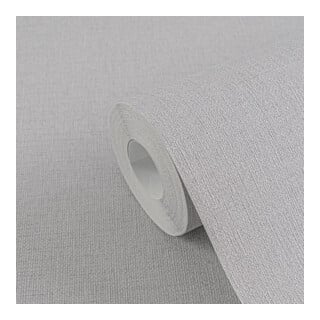 A.S. Création Vliestapete Vibes & Styles 10,05 x 0,53 m Uni Grau leicht strukturiert