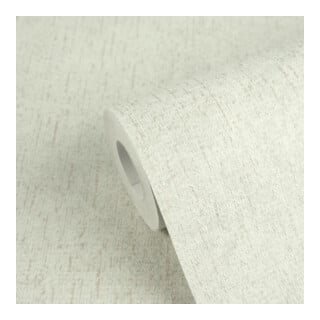 A.S. Création Vliestapete Vibes & Styles 10,05 x 0,53 m Uni Grün Metallic strukturiert